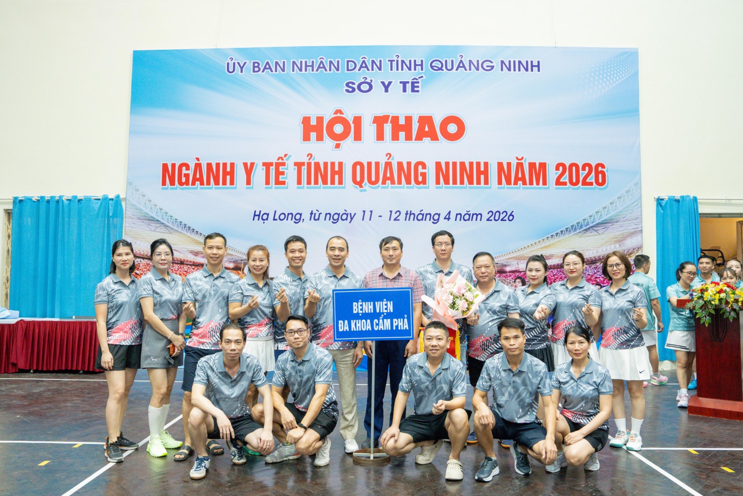 Bệnh viện đa khoa Cẩm Phả toả sáng tại Hội thao ngành Y tế Quảng Ninh năm 2026