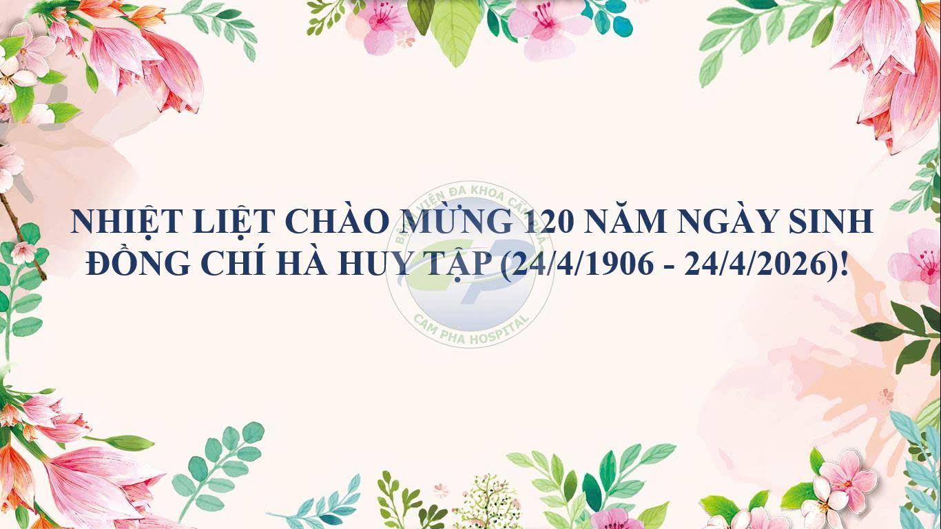 Nhiệt liệt chào mừng 120 năm Ngày sinh đồng chí Hà Huy Tập (24/4/1906 - 24/4/2026)!