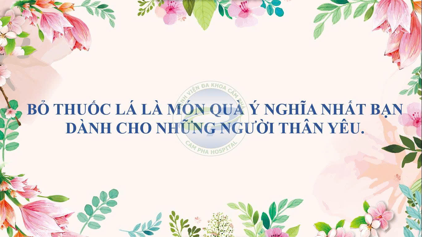Bỏ thuốc lá là món quà ý nghĩa nhất bạn dành cho những người thân yêu