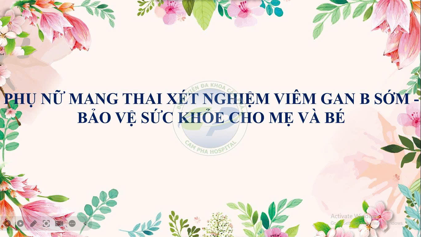 Phụ nữ mang thai xét nghiệm viêm gan B sớm - Bảo vệ sức khỏe cho mẹ và bé