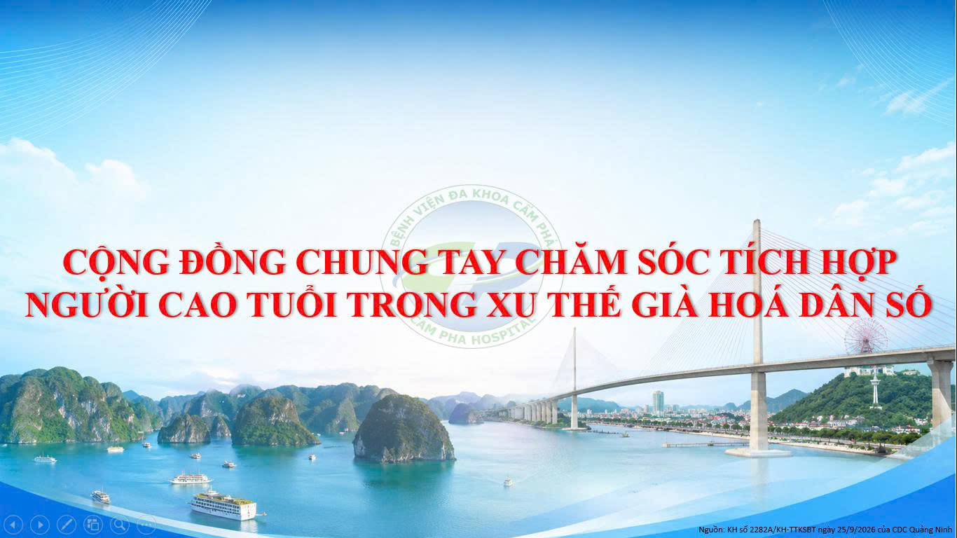 CỘNG ĐỒNG CHUNG TAY CHĂM SÓC TÍCH HỢP NGƯỜI CAO TUỔI TRONG XU THẾ GIÀ HOÁ DÂN SỐ